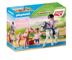 PLAYMOBIL COUNTRY - STARTER PACK CAVALIERS ET CHEVAUX #71259